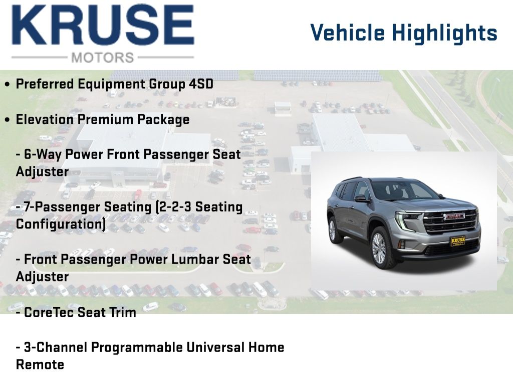 2026 GMC Acadia Elevation