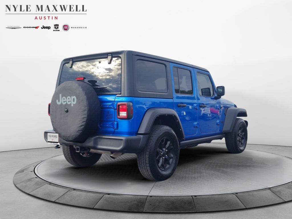 Used Car 2021 Jeep Wrangler  Unlimited Willys For Sale Under $30,000 In Austin, Texas