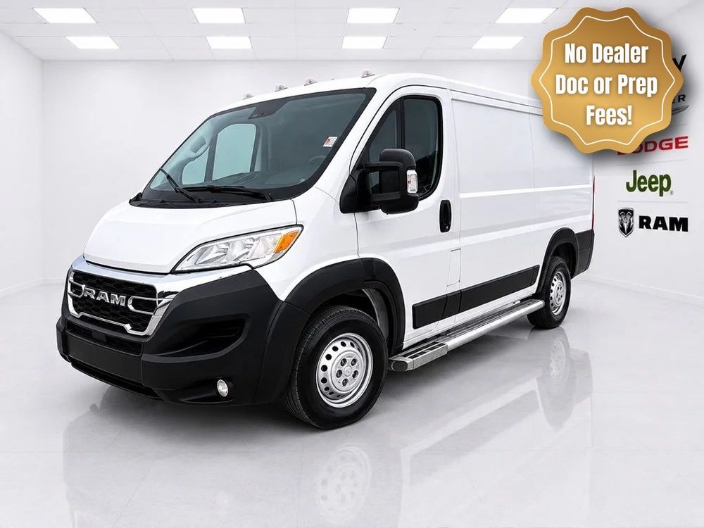 Bright White Clearcoat 2025 RAM ProMaster Van Front-Wheel Drive 9-Speed Automatic