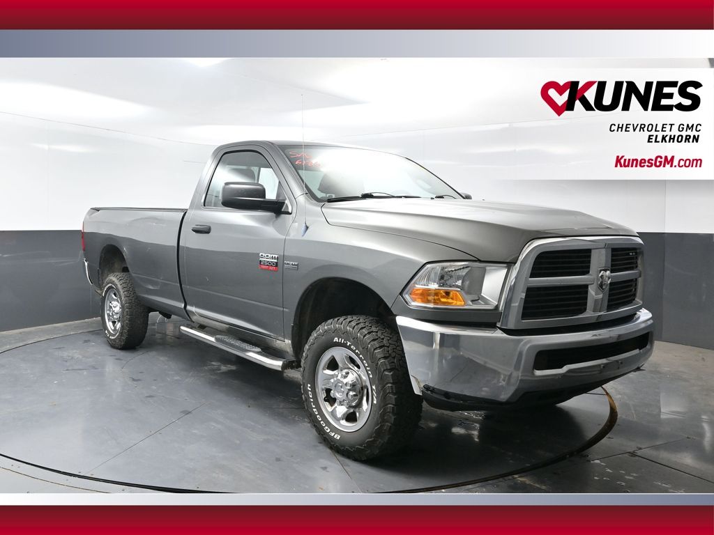 Mineral Gray Metallic Clearcoat 2012 RAM 2500 Pickup Truck Four-Wheel Drive 6-Speed Automatic