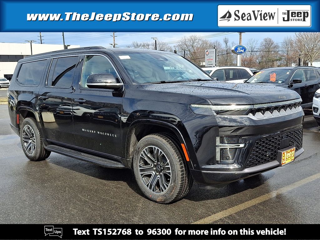 High Gloss Black 2026 Jeep Grand Wagoneer L  Four-Wheel Drive 8-Speed Automatic