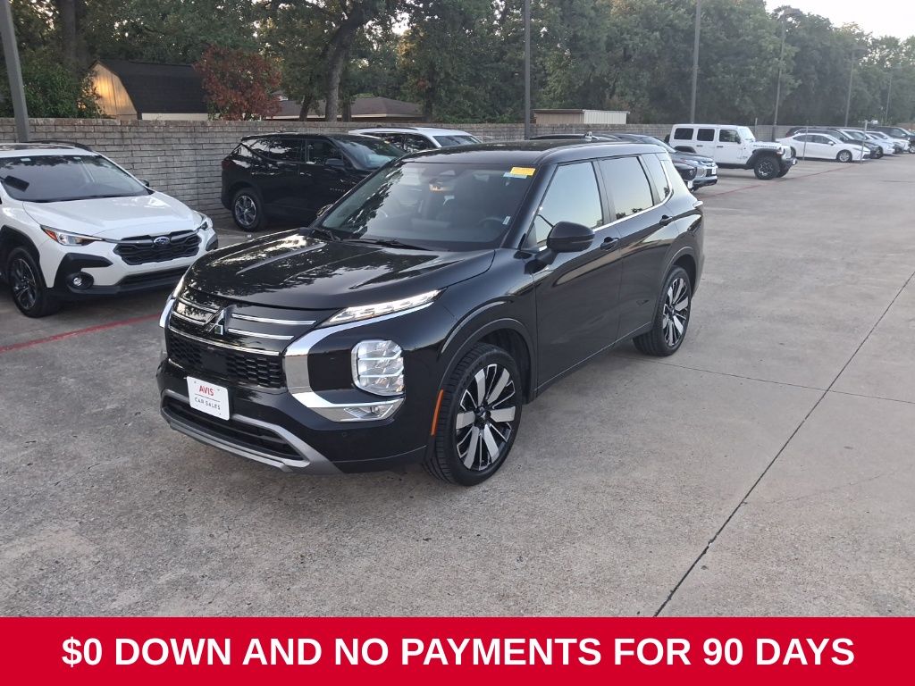 Black 2025 Mitsubishi Outlander SUV / Crossover Front-Wheel Drive Continuously Variable Transmission