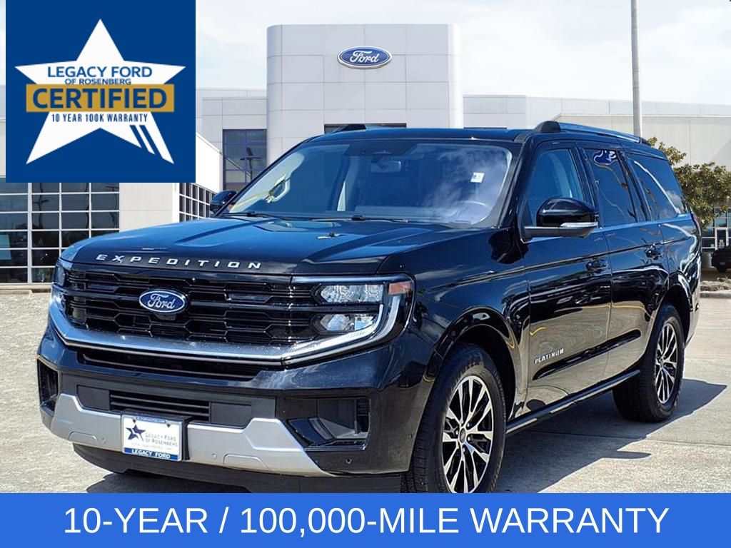 Black Metallic 2025 Ford Expedition Platinum 4WD SUV / Crossover Four-Wheel Drive Automatic