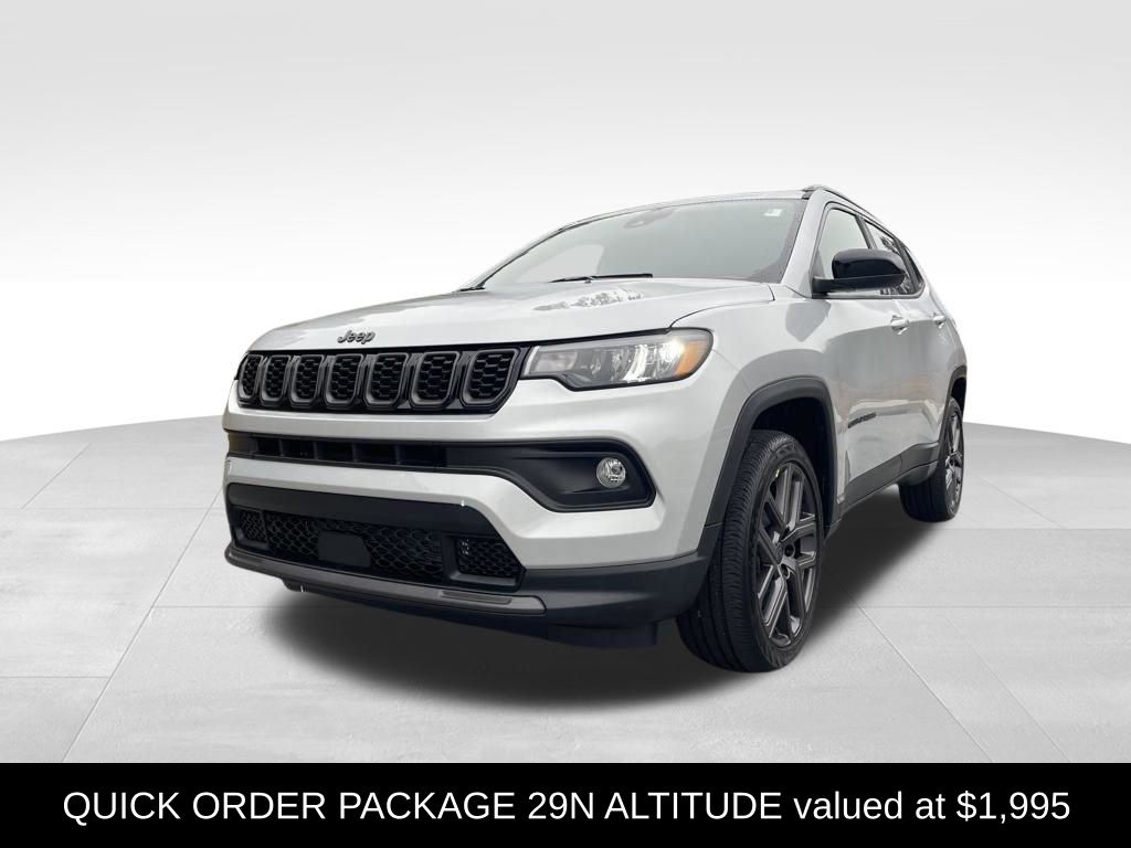 Silver 2026 Jeep Compass SUV / Crossover Four-Wheel Drive 8-Speed Automatic
