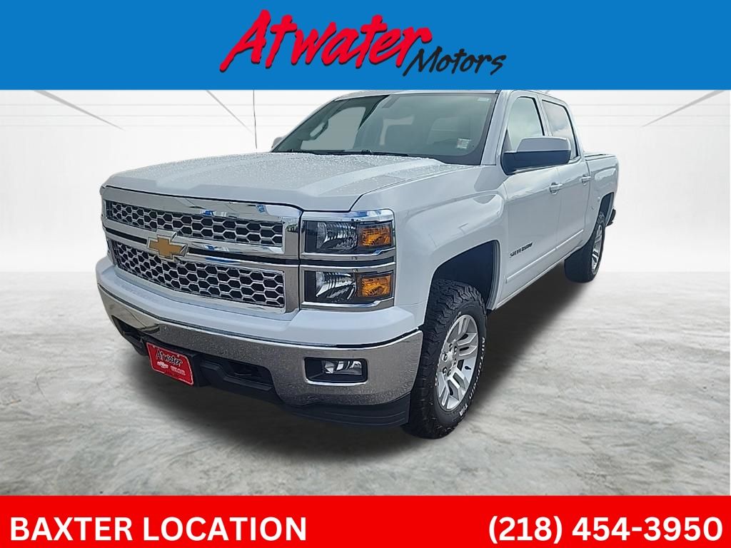 Summit White 2015 Chevrolet Silverado 1500 Pickup Truck Four-Wheel Drive 6-Speed Automatic Overdrive