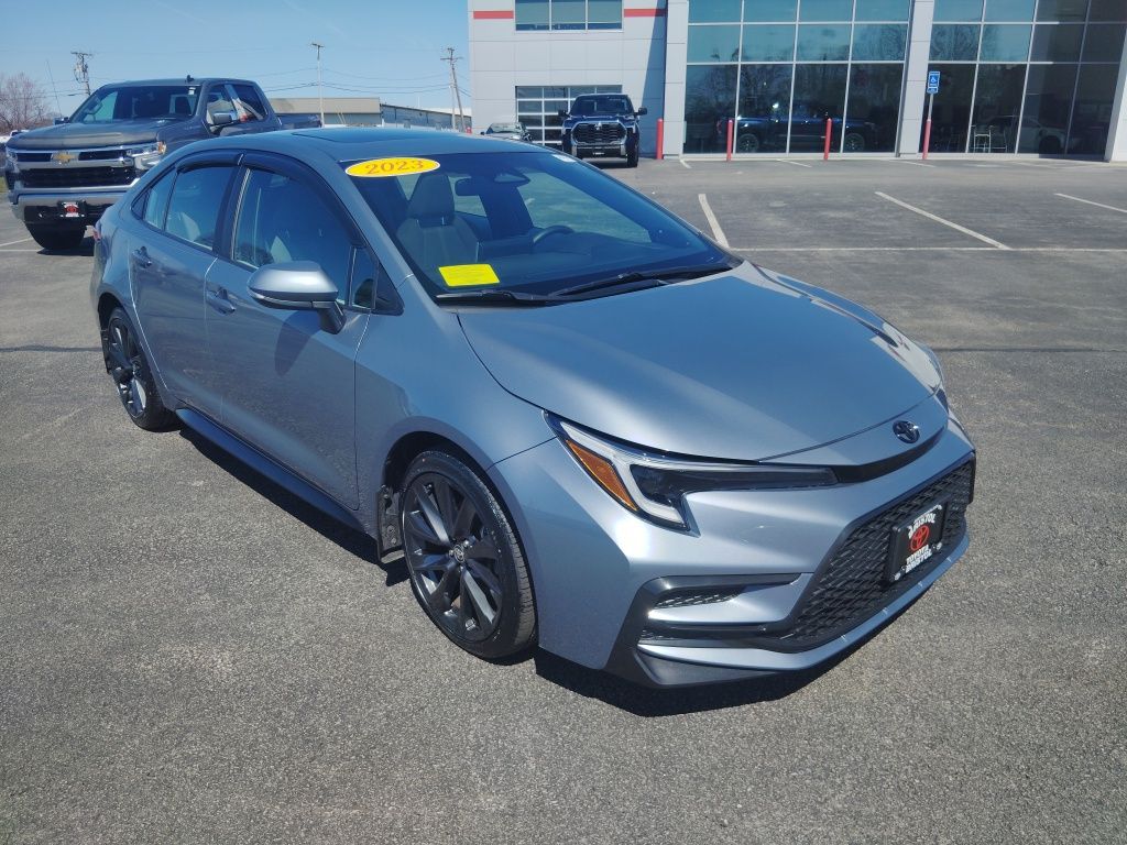 Celestite 2023 Toyota Corolla SE FWD Sedan Front-Wheel Drive Continuously Variable Transmission