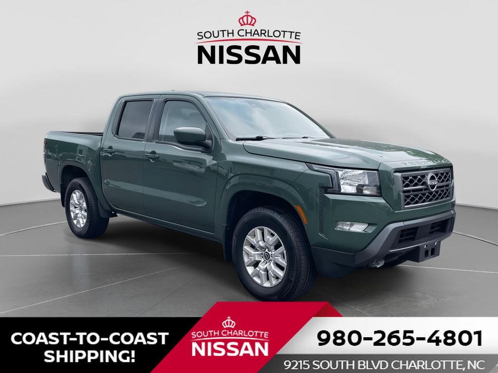 Green 2023 Nissan Frontier Pickup Truck Four-Wheel Drive 9-Speed Automatic