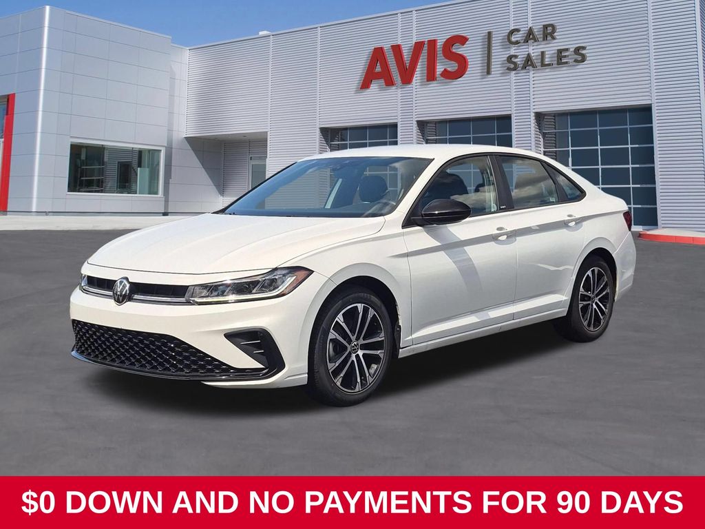 White 2025 Volkswagen Jetta Sedan Front-Wheel Drive 8-Speed Automatic