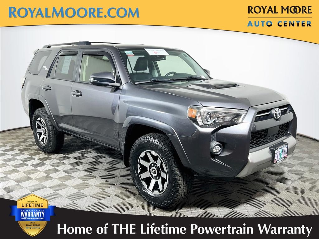 Magnetic Gray Metallic 2021 Toyota 4Runner SUV / Crossover Four-Wheel Drive 5-Speed Automatic Overdrive