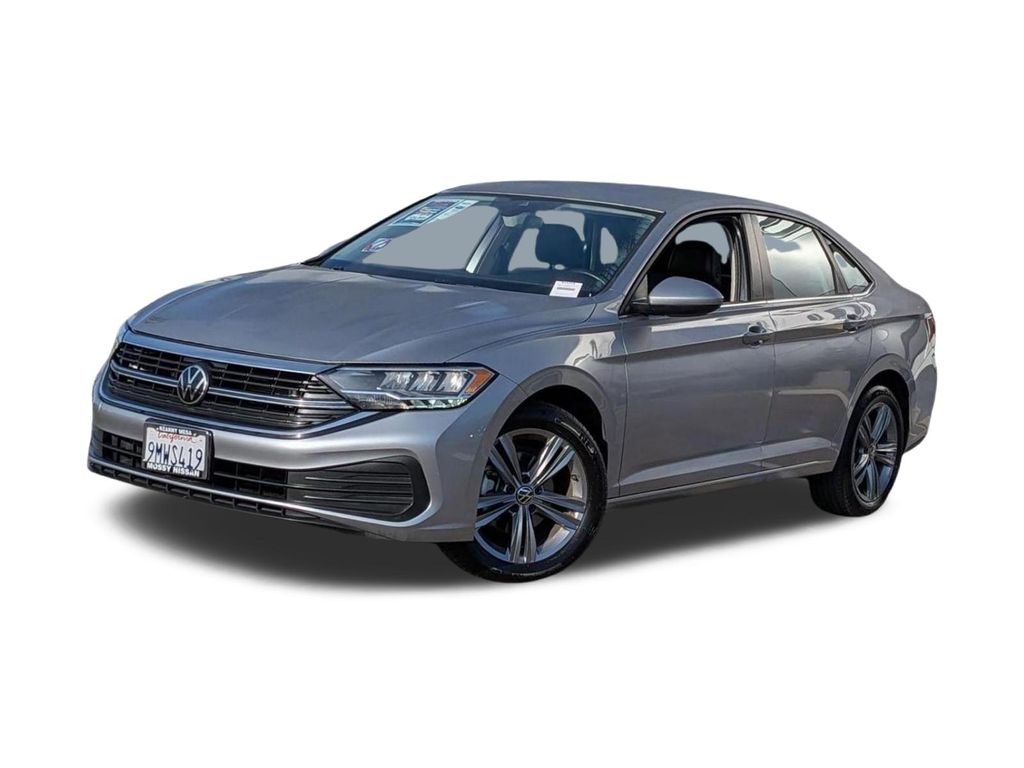 Silver 2024 Volkswagen Jetta SE FWD Sedan Front-Wheel Drive 8-Speed Automatic