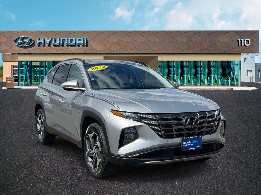 Shimmering Silver 2023 Hyundai Tucson Limited AWD SUV / Crossover All-Wheel Drive 8-Speed Automatic