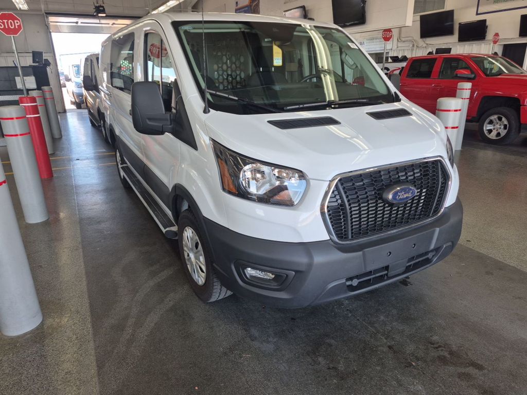 Oxford White 2025 Ford Transit Cargo Van Rear-Wheel Drive