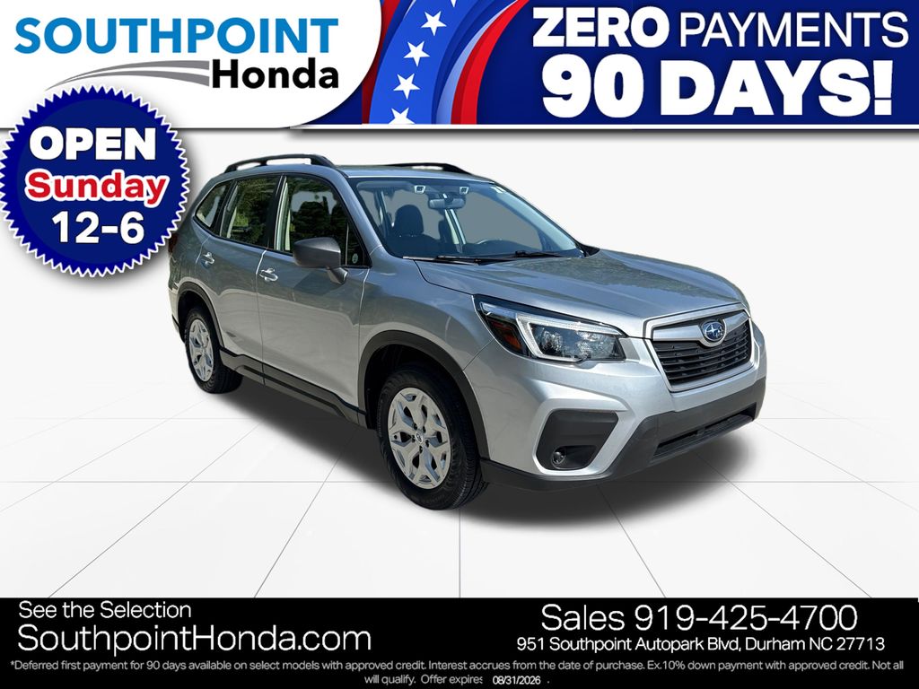Ice Silver Metallic 2021 Subaru Forester SUV / Crossover All-Wheel Drive Continuously Variable Transmission