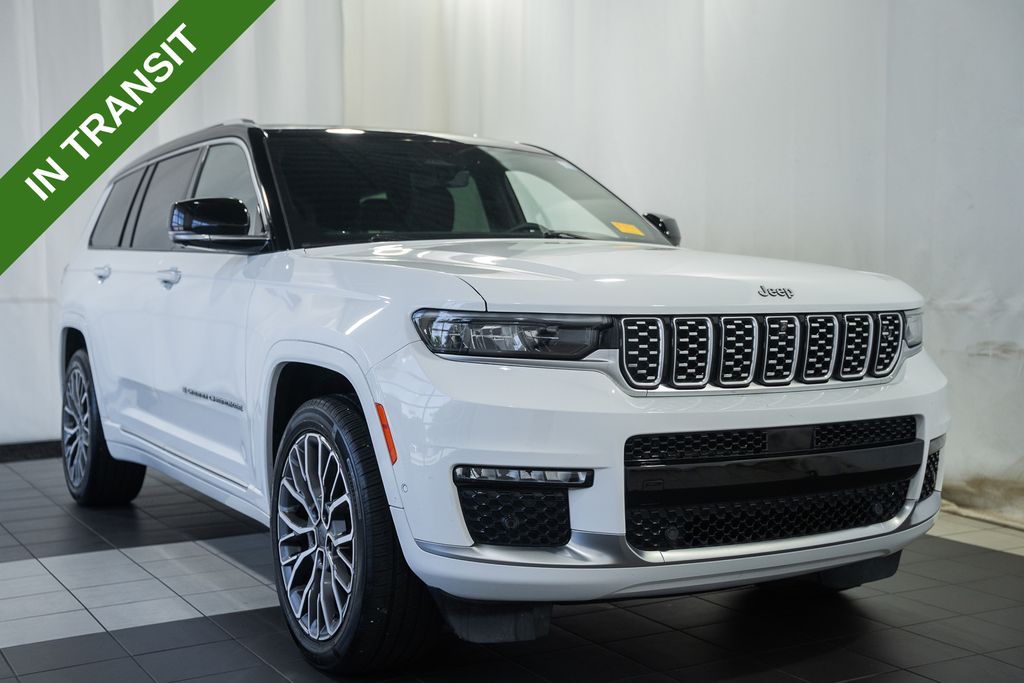 Bright White Clearcoat 2023 Jeep Grand Cherokee L Summit 4WD SUV / Crossover Four-Wheel Drive 8-Speed Automatic