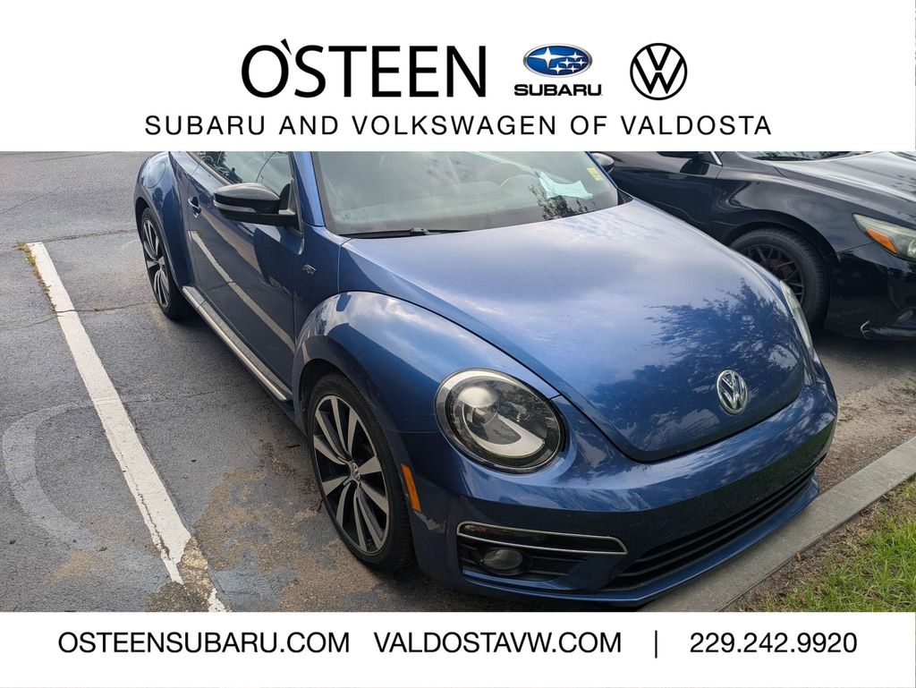 Blue Metallic 2015 Volkswagen Beetle Hatchback Front-Wheel Drive 6-Speed Dual Clutch