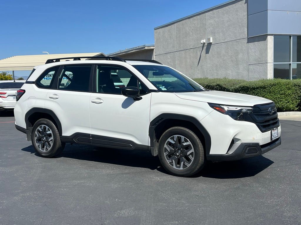 Crystal White Pearl 2026 Subaru Forester Crossover AWD SUV / Crossover All-Wheel Drive Continuously Variable Transmission