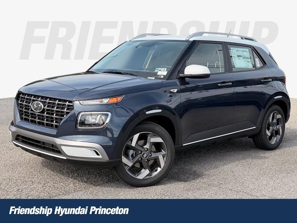 Denim w/White Roof 2026 Hyundai Venue SUV / Crossover Front-Wheel Drive Continuously Variable Transmission