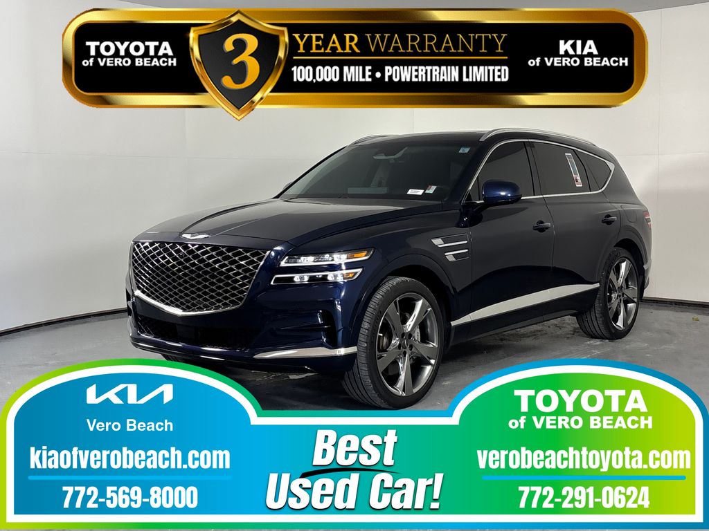 Adriatic Blue 2023 Genesis GV80 3.5T AWD SUV / Crossover All-Wheel Drive 8-Speed Automatic