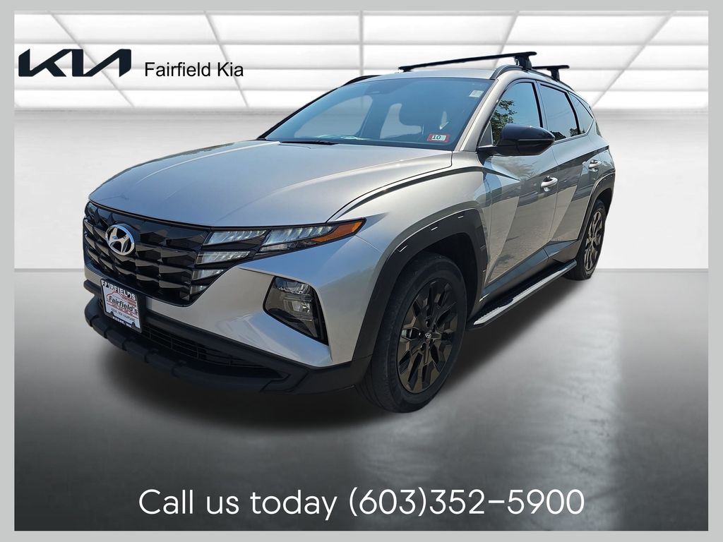 Shimmering Silver 2024 Hyundai Tucson SUV / Crossover All-Wheel Drive 8-Speed Automatic