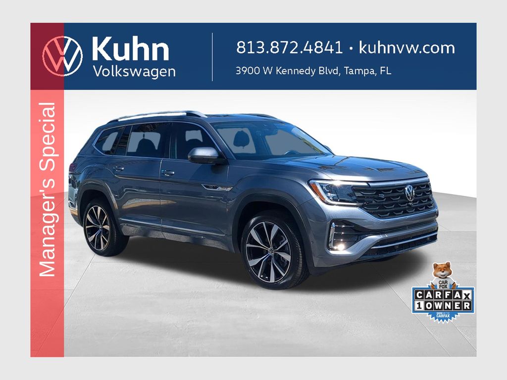 Platinum Gray Metallic 2025 Volkswagen Atlas SUV / Crossover All-Wheel Drive 8-Speed Automatic