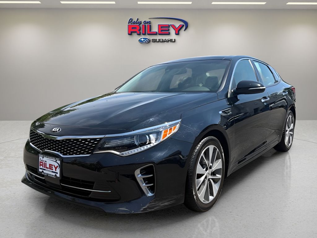 Ebony Black 2016 Kia Optima Sedan Front-Wheel Drive 6-Speed Automatic