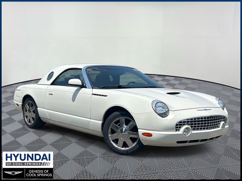 Whisper White 2002 Ford Thunderbird Convertible Rear-Wheel Drive 5-Speed Automatic