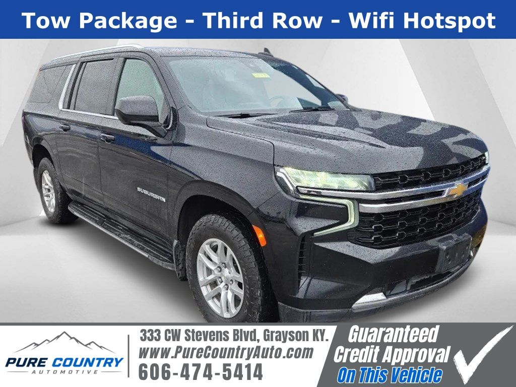 Black 2021 Chevrolet Suburban SUV / Crossover Four-Wheel Drive