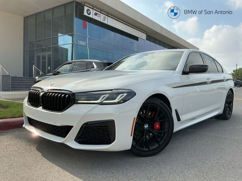 Alpine White 2022 BMW 5 Series 530i RWD Sedan Rear-Wheel Drive 8-Speed Automatic