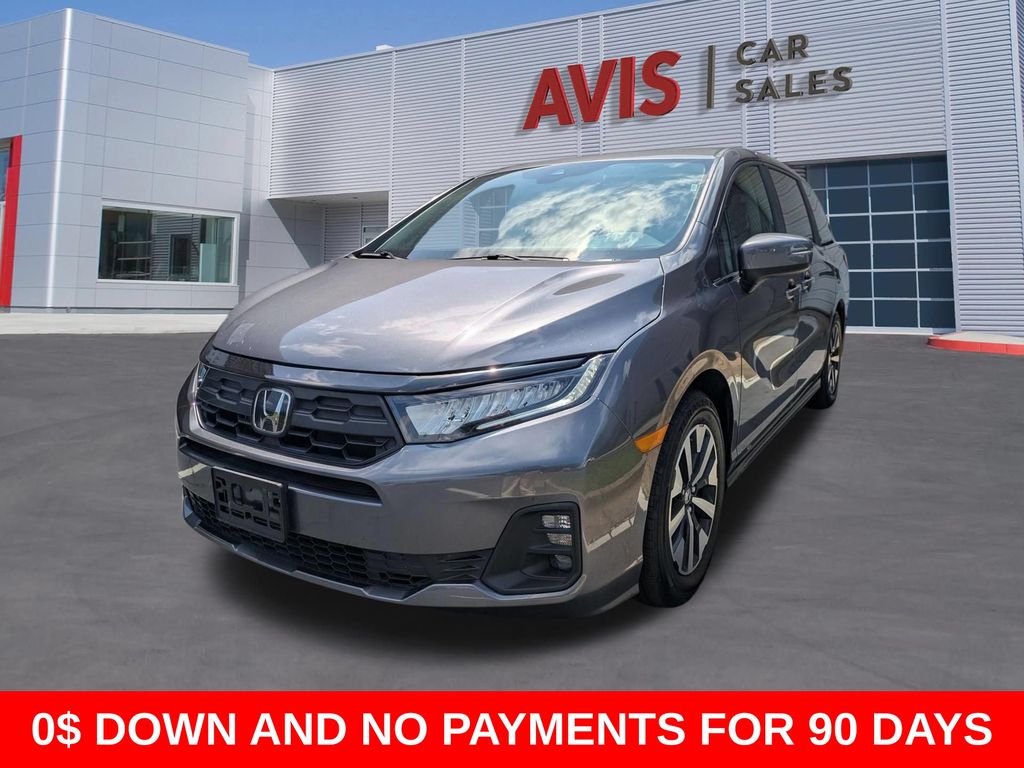 Gray 2025 Honda Odyssey EX-L FWD Minivan Front-Wheel Drive Automatic
