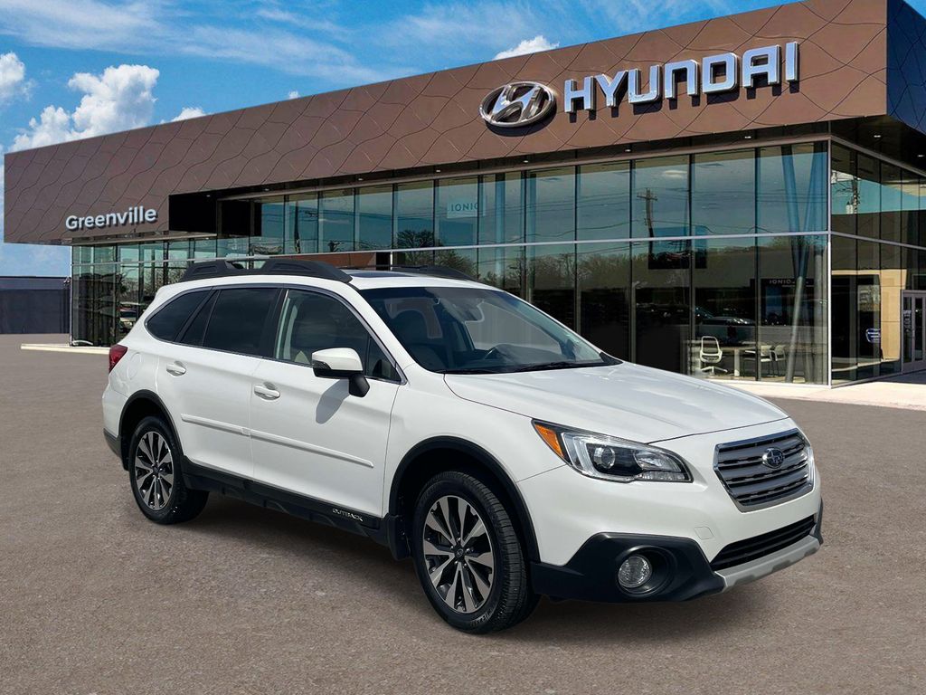 Crystal White Pearl 2016 Subaru Outback 2.5i Limited Wagon All-Wheel Drive Continuously Variable Transmission