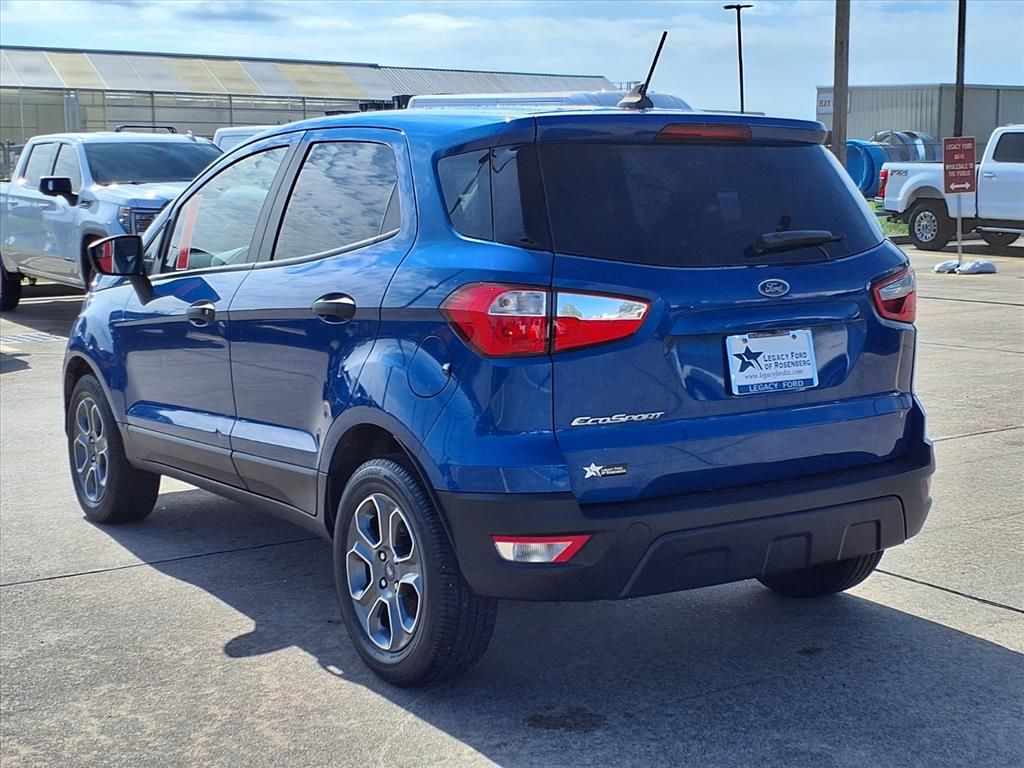 2021 Ford EcoSport S Blue at Classic Chevrolet Galveston