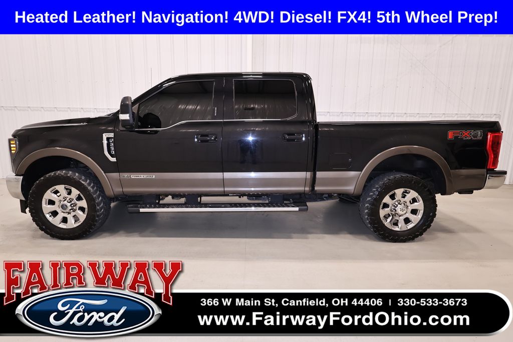 Shadow Black 2017 Ford F-250 Super Duty King Ranch Crew Cab 4WD Pickup Truck Four-Wheel Drive 6-Speed Automatic