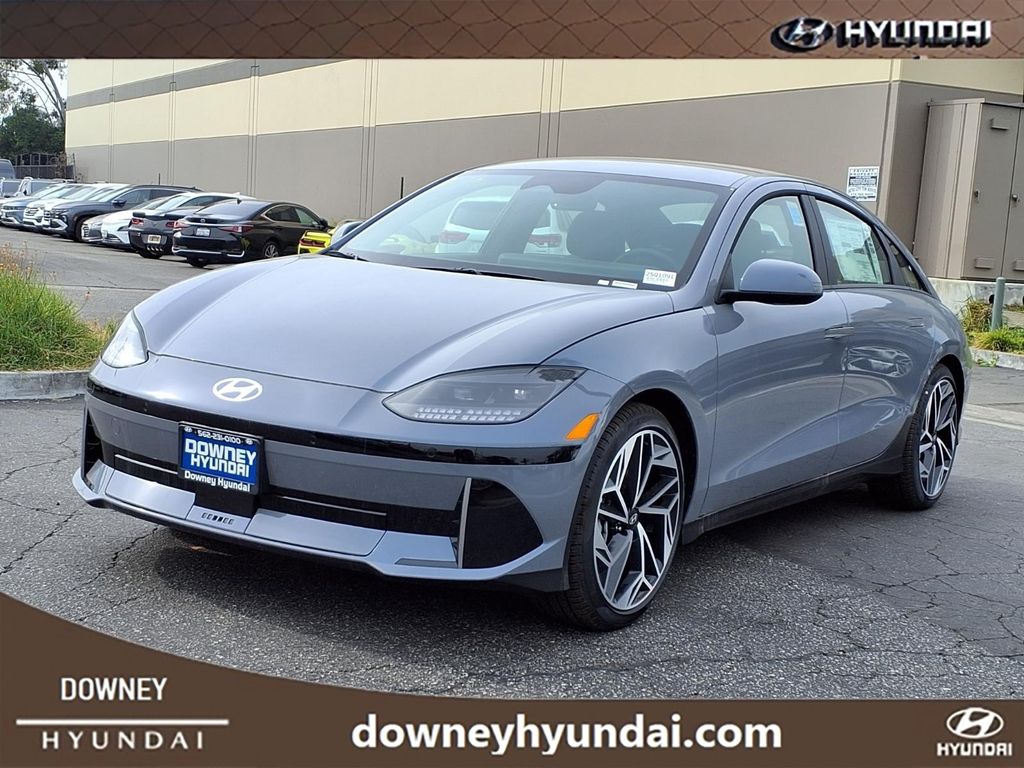 Transmission Blue 2025 Hyundai Ioniq 6 SEL RWD Sedan Rear-Wheel Drive 1-Speed Automatic