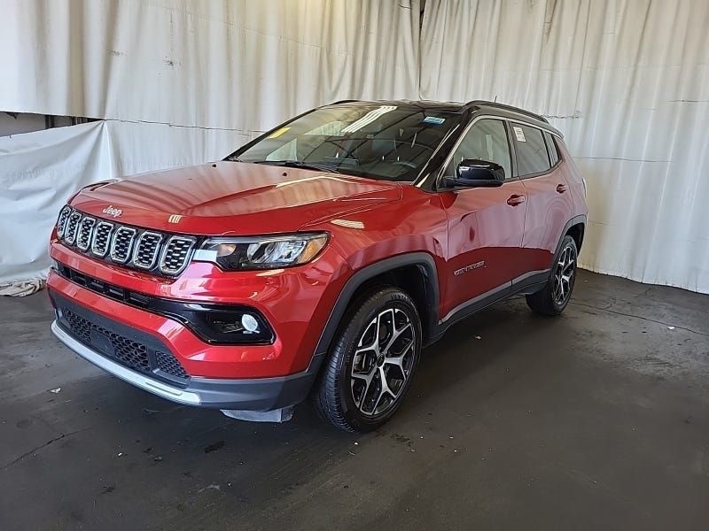Red Hot Pearlcoat 2025 Jeep Compass Limited 4WD SUV / Crossover Four-Wheel Drive 8-Speed Automatic