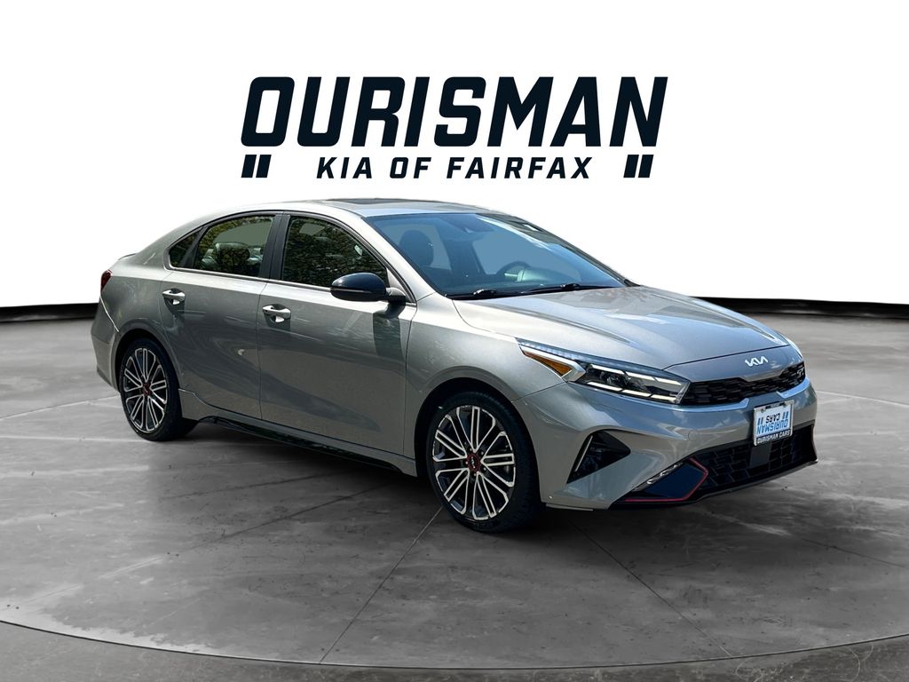 Steel Gray 2023 Kia Forte GT FWD Sedan Front-Wheel Drive 7-Speed Automatic