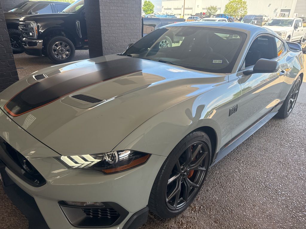 Gray 2021 Ford Mustang Mach 1 Coupe RWD Coupe Rear-Wheel Drive Automatic