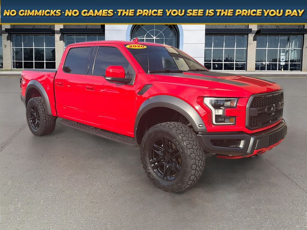 Race Red 2020 Ford F-150 Pickup Truck Four-Wheel Drive Automatic