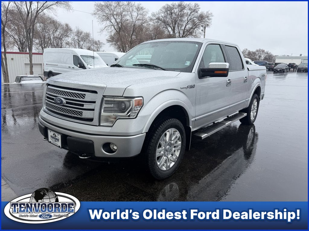 Ingot Silver 2014 Ford F-150 Platinum SuperCrew 4WD Pickup Truck Four-Wheel Drive 6-Speed Automatic