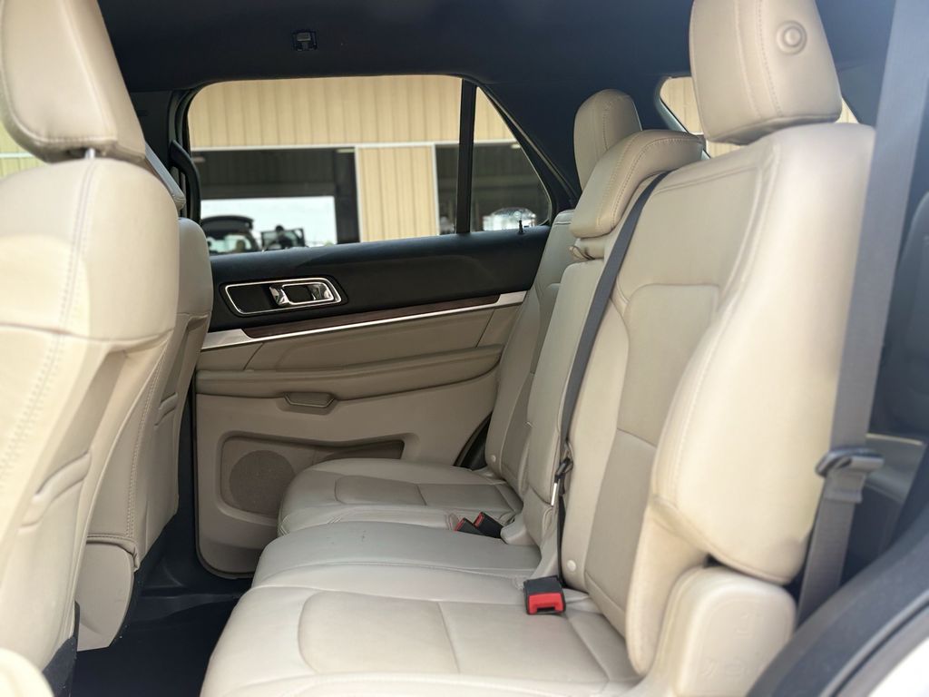 2018 Ford Explorer Limited White at Cook Ford