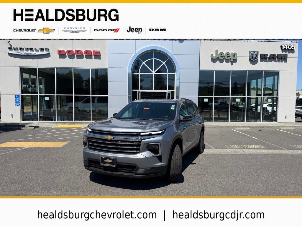 Sterling Gray Metallic 2025 Chevrolet Traverse SUV / Crossover Four-Wheel Drive 8-Speed Automatic