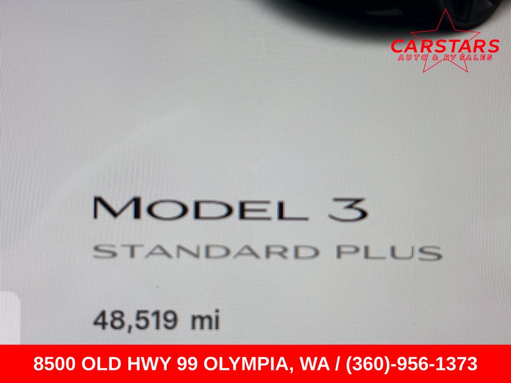Black 2019 Tesla Model 3 Sedan Rear-Wheel Drive 1-Speed Automatic