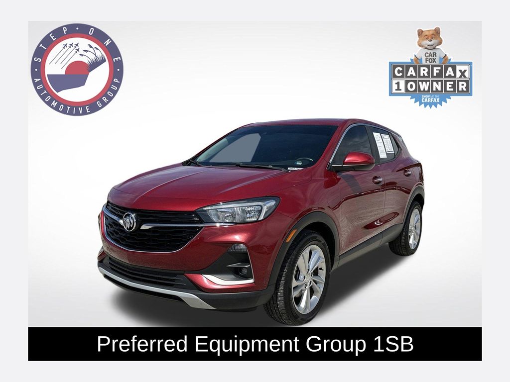 Chili Red Metallic 2021 Buick Encore GX Preferred FWD SUV / Crossover Front-Wheel Drive Continuously Variable Transmission