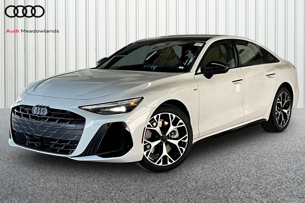Glacier White Metallic 2026 Audi A6 Sedan All-Wheel Drive 7-Speed Automatic