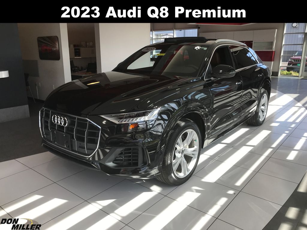 Black Metallic 2023 Audi Q8 quattro Premium 55 TFSI SUV / Crossover All-Wheel Drive 8-Speed Automatic