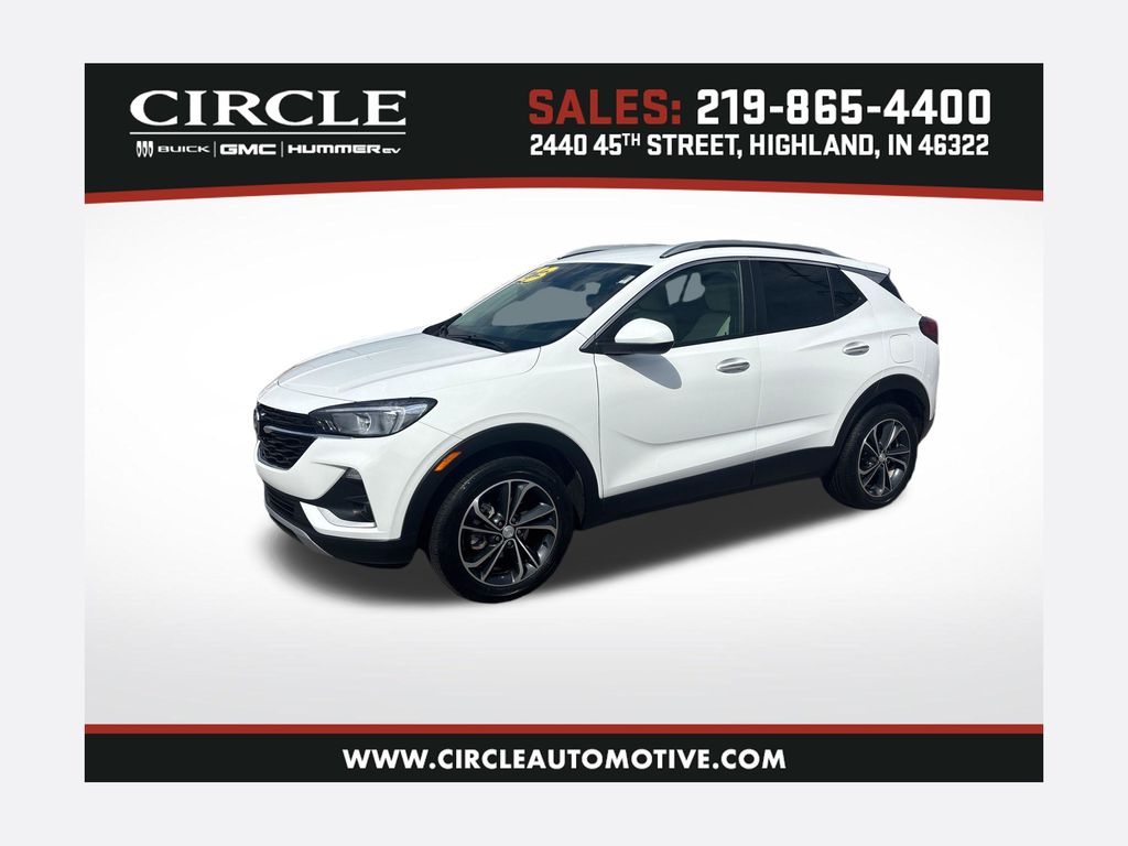 Summit White 2023 Buick Encore GX Select FWD SUV / Crossover Front-Wheel Drive Continuously Variable Transmission
