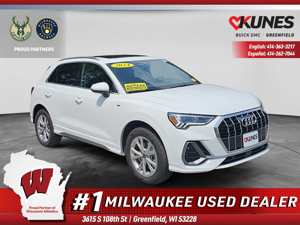 White 2024 Audi Q3 SUV / Crossover All-Wheel Drive 8-Speed Automatic