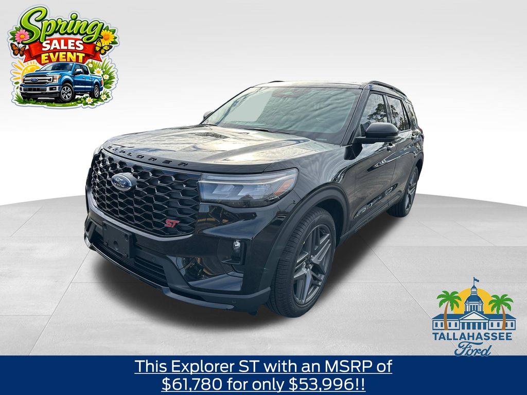 Agate Black Metallic 2026 Ford Explorer ST RWD SUV / Crossover Rear-Wheel Drive Automatic