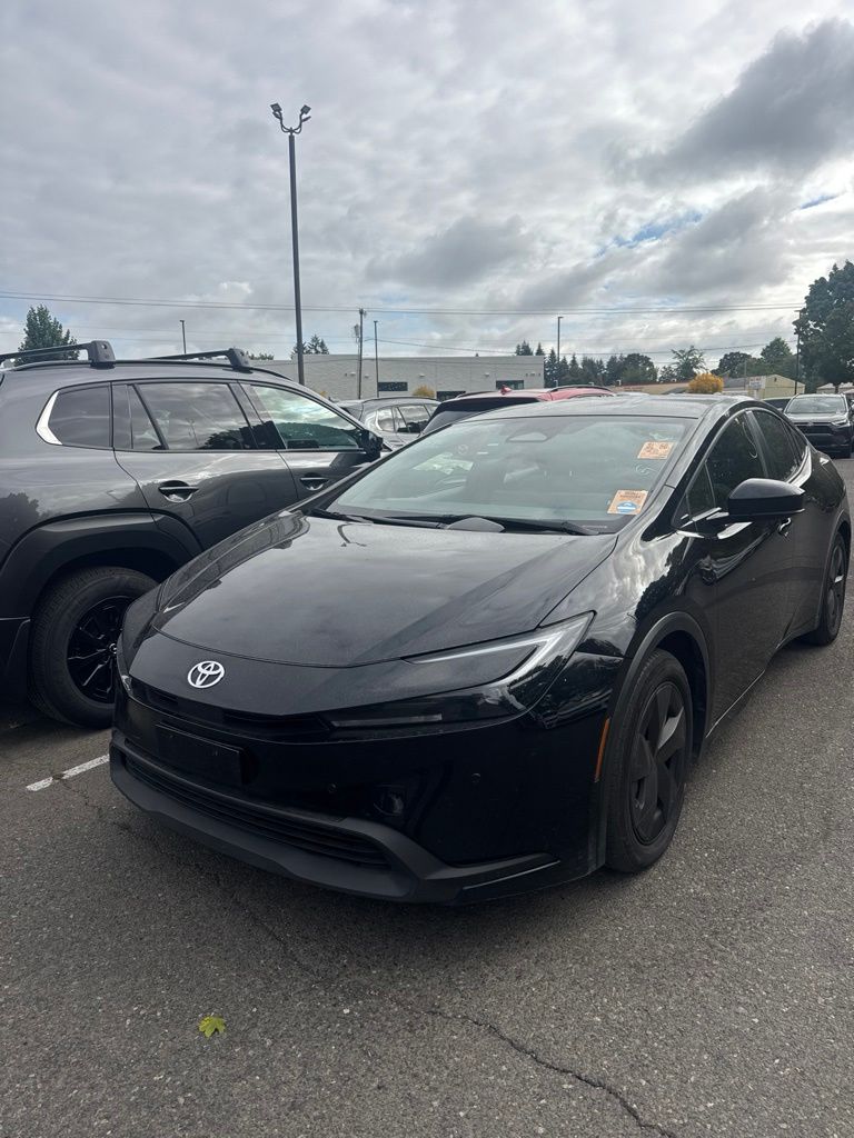 Midnight Black Metallic 2024 Toyota Prius Hatchback Front-Wheel Drive Continuously Variable Transmission