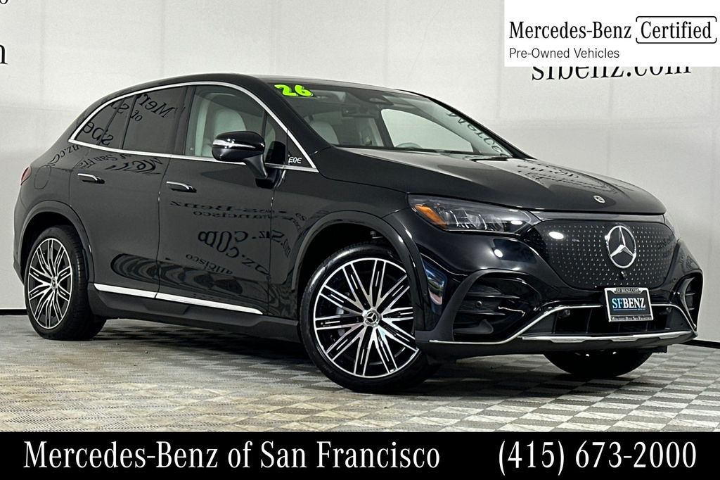 Black 2026 Mercedes-Benz EQE SUV SUV / Crossover Rear-Wheel Drive 1-Speed Automatic