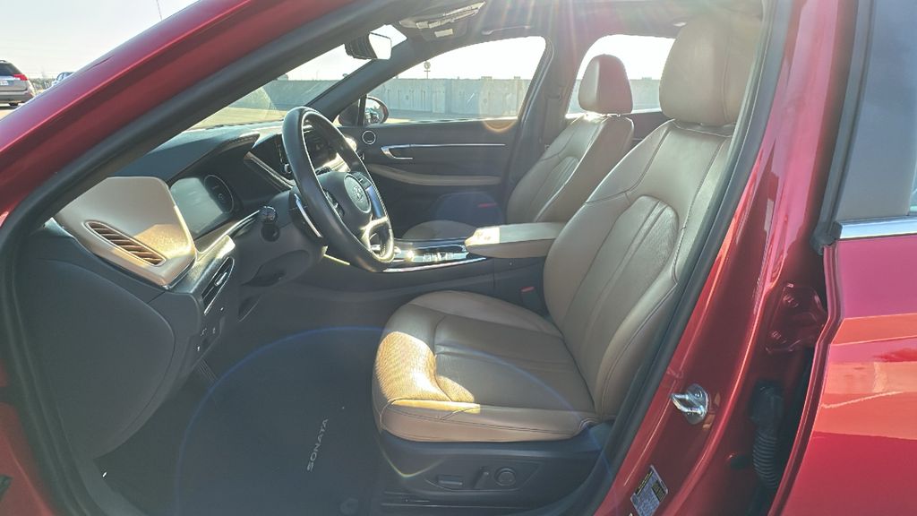 2021 Hyundai Sonata Limited Red at Parkway Family Mazda